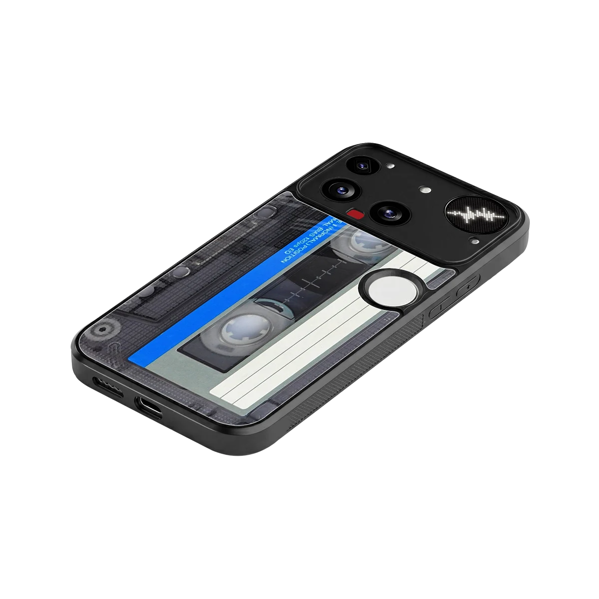 Cassette Retro stylish phone case for nothing phone 3 | glossy glass and slim fit