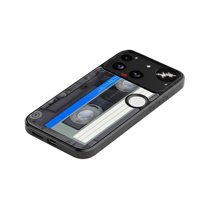 Cassette Retro stylish phone case for nothing phone 3 | glossy glass and slim fit
