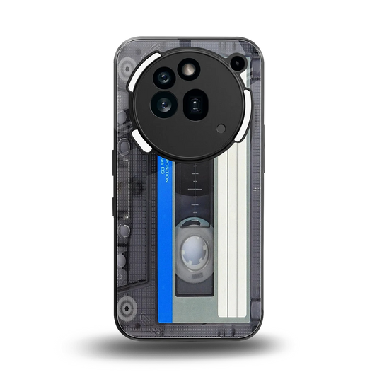 Cassette Retro back phone cover | glass case for nothing phone 3a pro