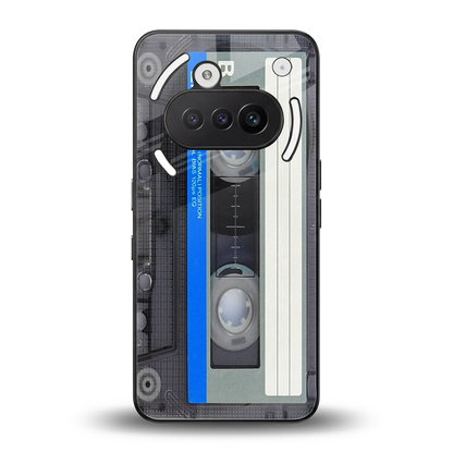 Cassette Retro back phone cover | glass case for nothing phone 3a