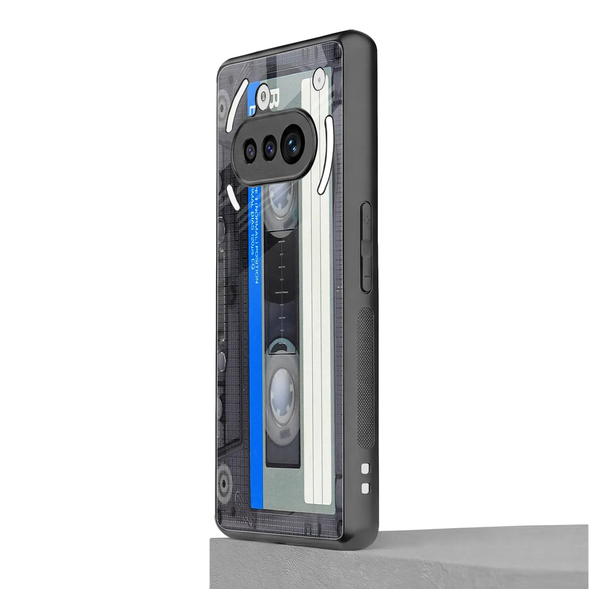 Cassette Retro nothing phone 3a mobile cover | shockproof glass phone case
