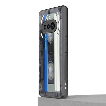 Cassette Retro nothing phone 3a mobile cover | shockproof glass phone case