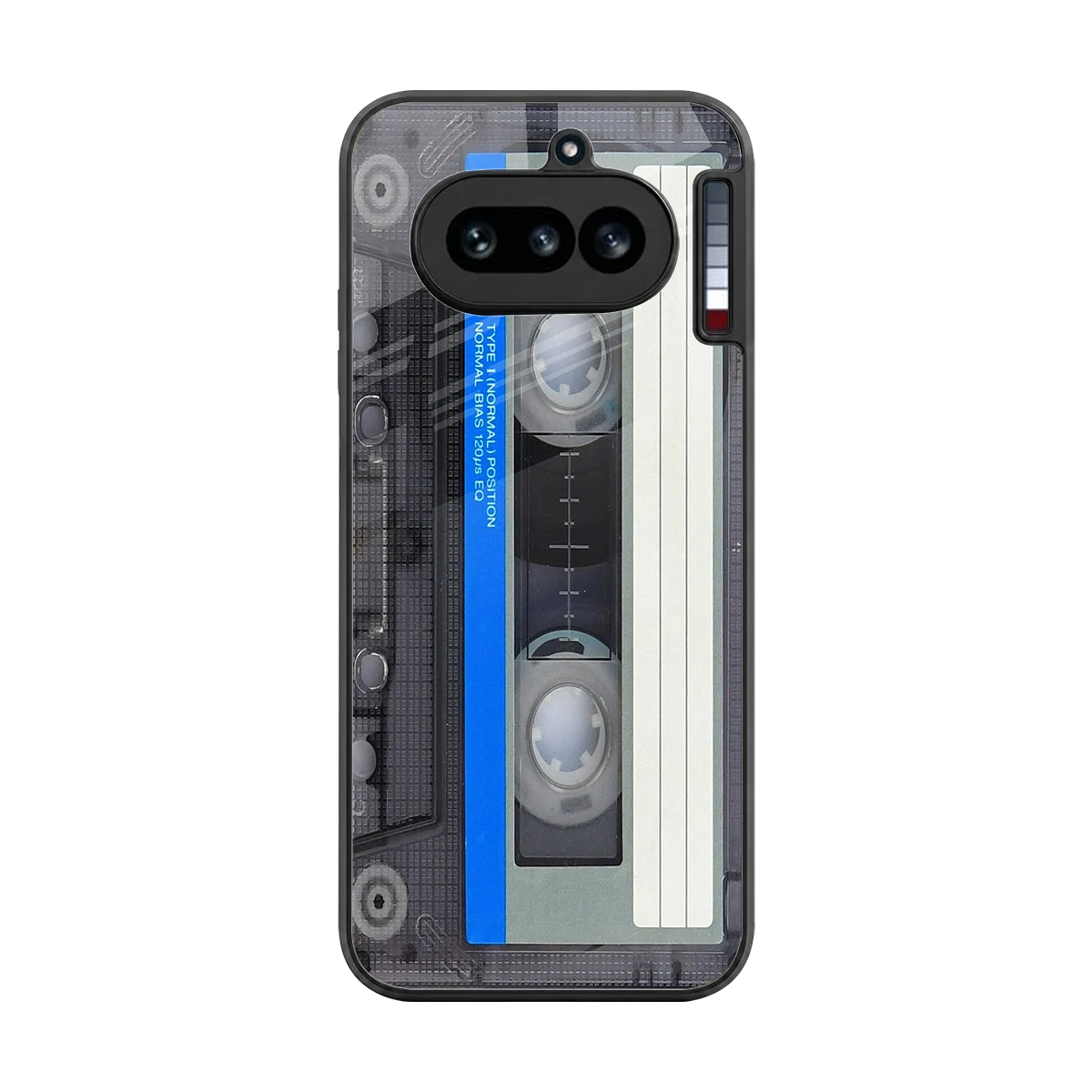 Cassette Retro back phone cover | glass case for nothing phone 4a