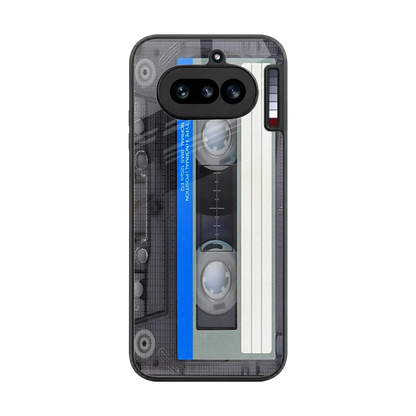 Cassette Retro back phone cover | glass case for nothing phone 4a