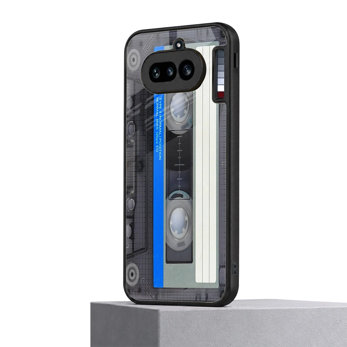 Cassette Retro nothing phone 4a mobile cover | shockproof glass phone case