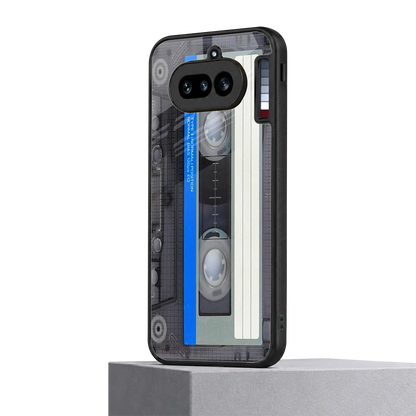 Cassette Retro nothing phone 4a mobile cover | shockproof glass phone case