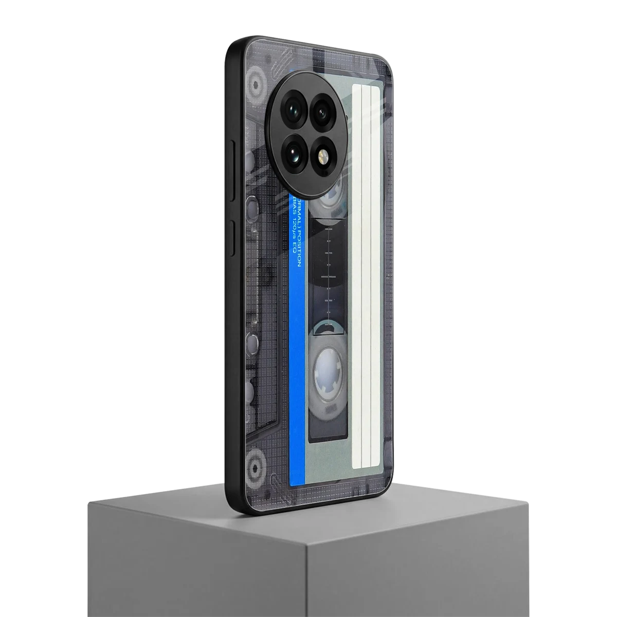 Cassette Retro oneplus 13r mobile cover | shockproof glass phone case