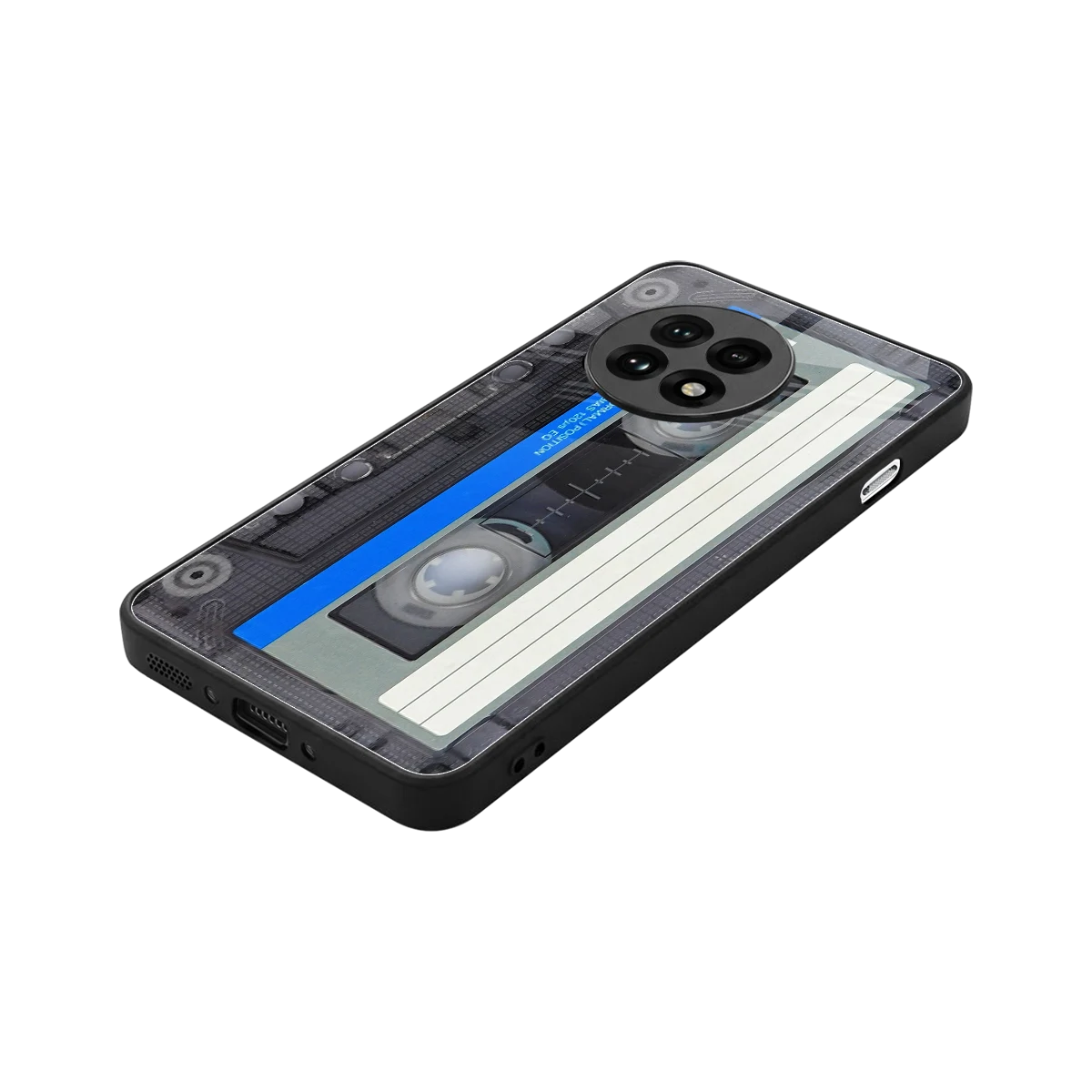 Cassette Retro stylish phone case for oneplus 13r | glossy glass and slim fit