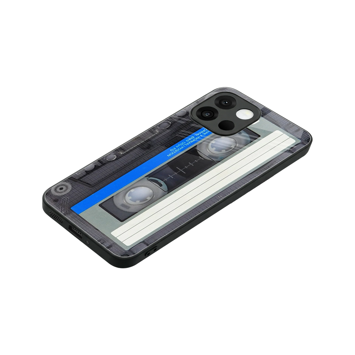 Cassette Retro stylish phone case for oneplus 13s | glossy glass and slim fit