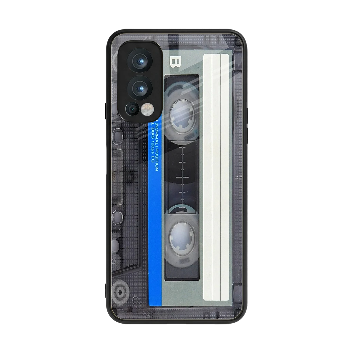 Cassette Retro back phone cover | glass case for oneplus nord 2