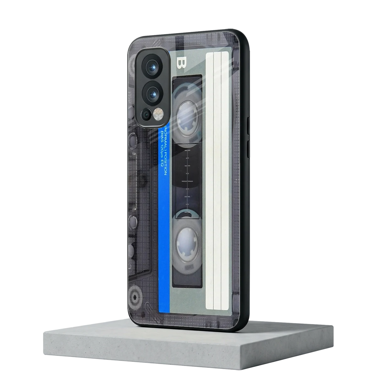 Cassette Retro oneplus nord 2 mobile cover | shockproof glass phone case