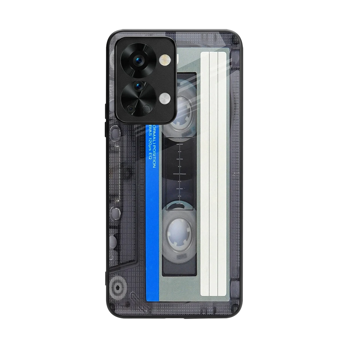 Cassette Retro back phone cover | glass case for oneplus nord 2t