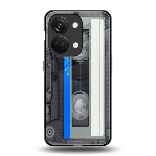 Cassette Retro back phone cover | glass case for oneplus nord 3