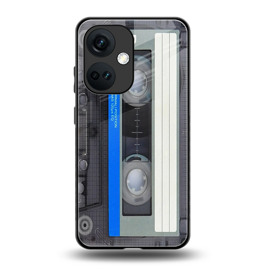 Cassette Retro back phone cover | glass case for oneplus nord ce 3