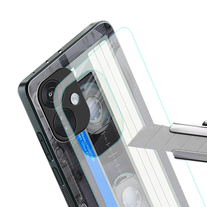 Cassette Retro stylish phone case for oneplus nord ce 3 | glossy glass and slim fit