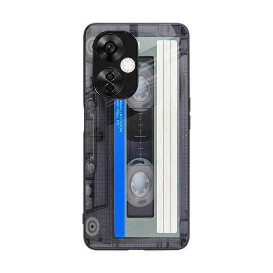 Cassette Retro back phone cover | glass case for oneplus nord ce 3 lite