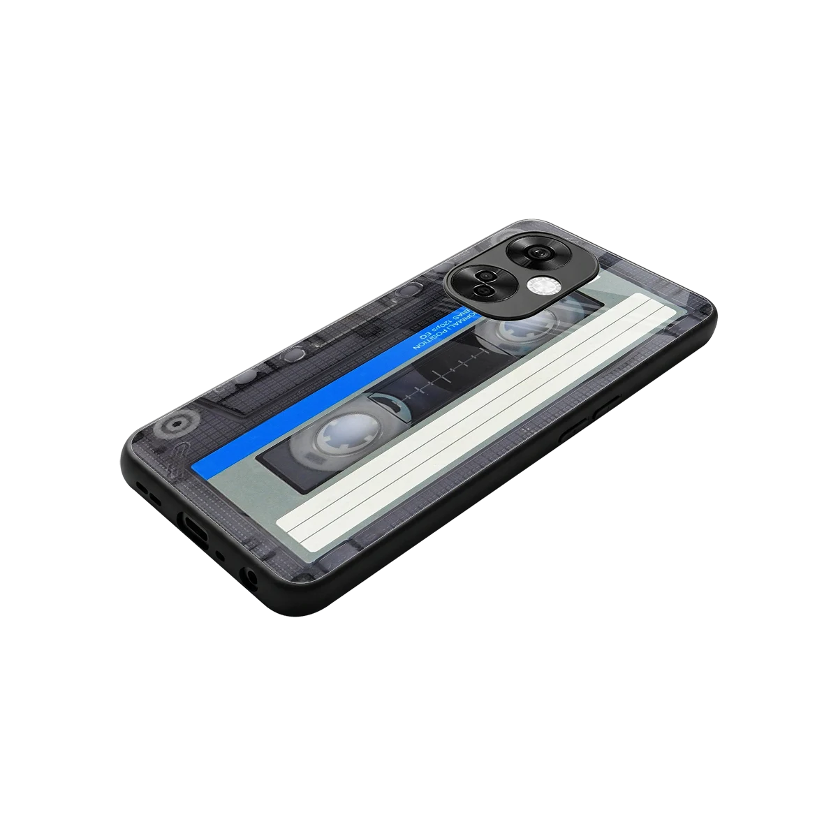 Cassette Retro stylish phone case for oneplus nord ce 3 lite | glossy glass and slim fit