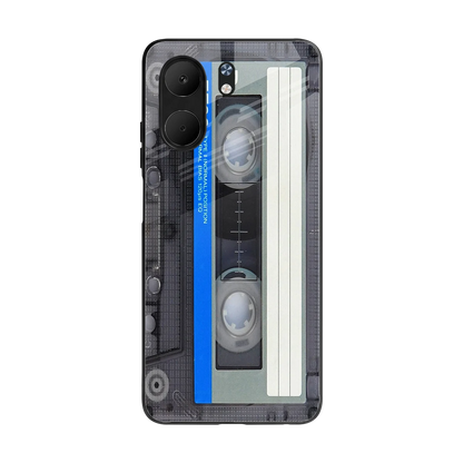 Cassette Retro back phone cover | glass case for oppo a5x 5g