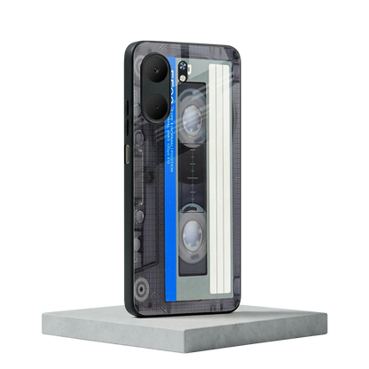 Cassette Retro oppo a5x 5g mobile cover | shockproof glass phone case