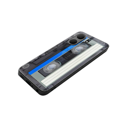 Cassette Retro stylish phone case for oppo a5x 5g | glossy glass and slim fit