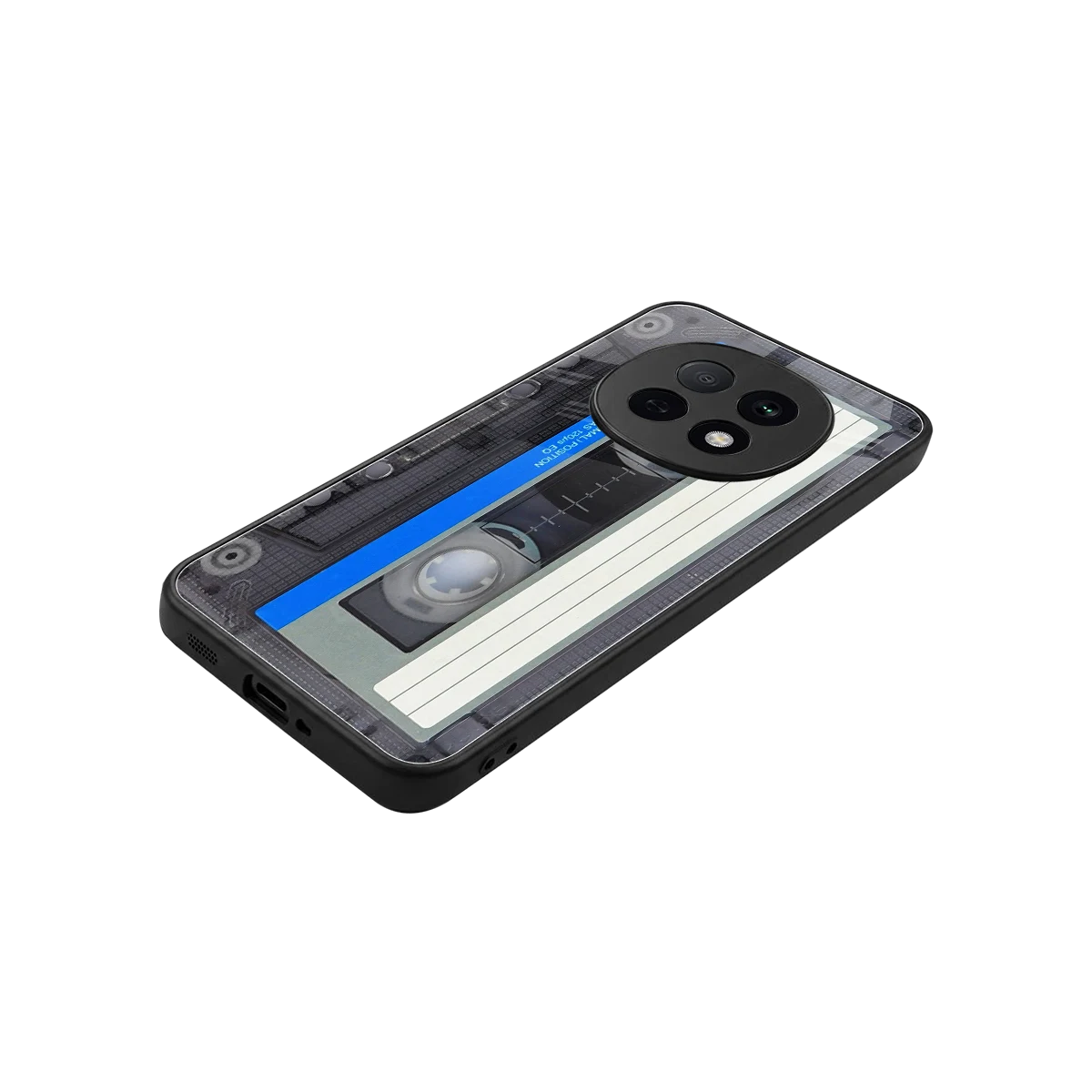 Cassette Retro stylish phone case for oppo f29 pro 5g | glossy glass and slim fit