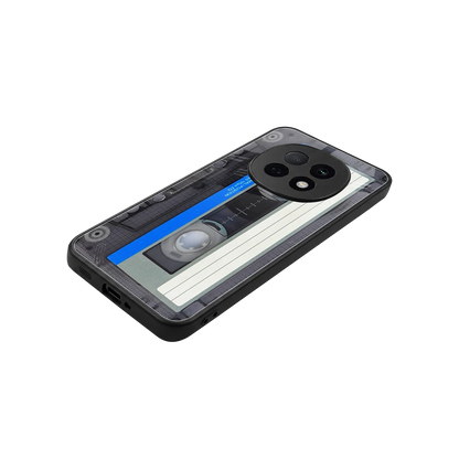 Cassette Retro stylish phone case for oppo f29 pro 5g | glossy glass and slim fit