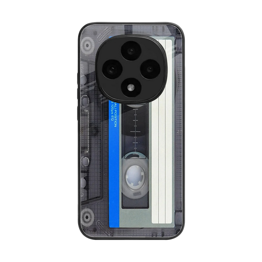 Cassette Retro back phone cover | glass case for oppo f31 pro 5g