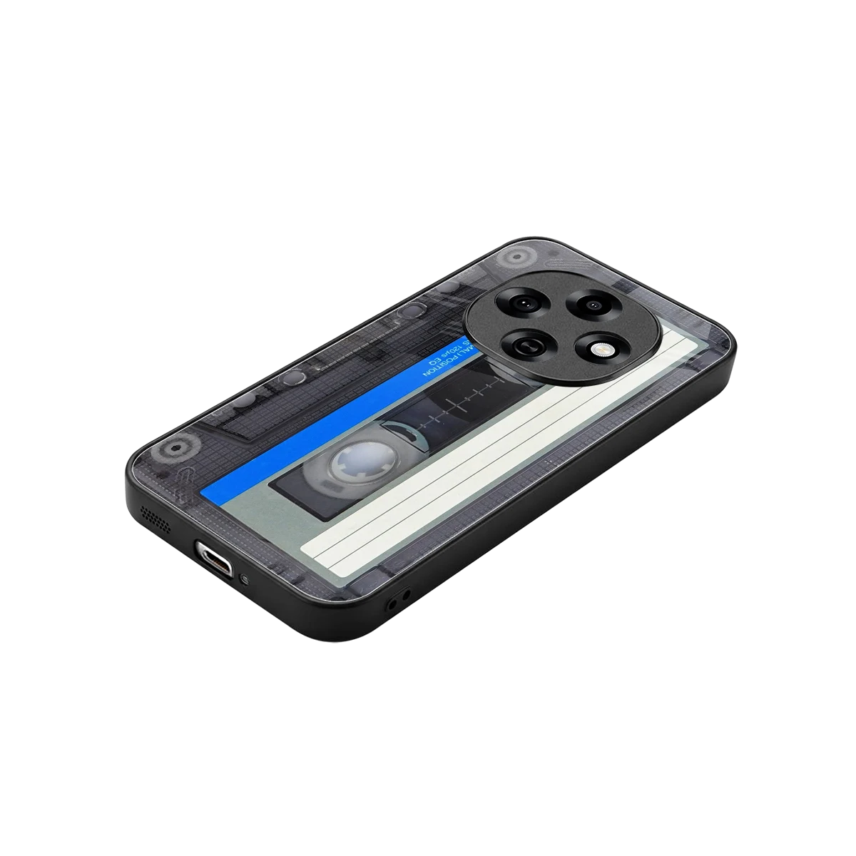 Cassette Retro stylish phone case for oppo f31 pro 5g | glossy glass and slim fit