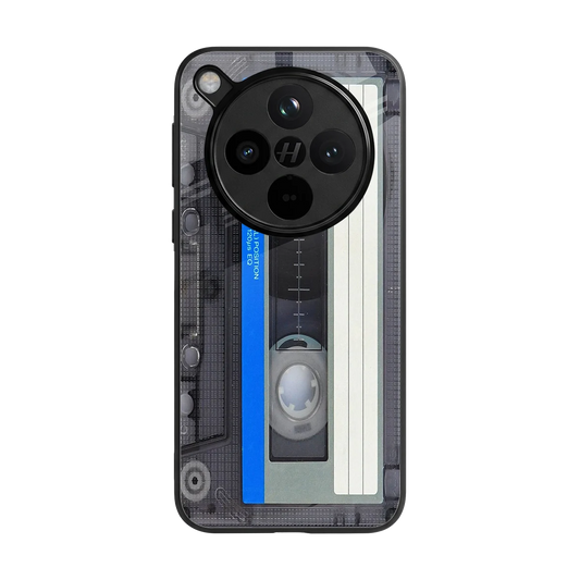 Cassette Retro back phone cover | glass case for oppo find x8