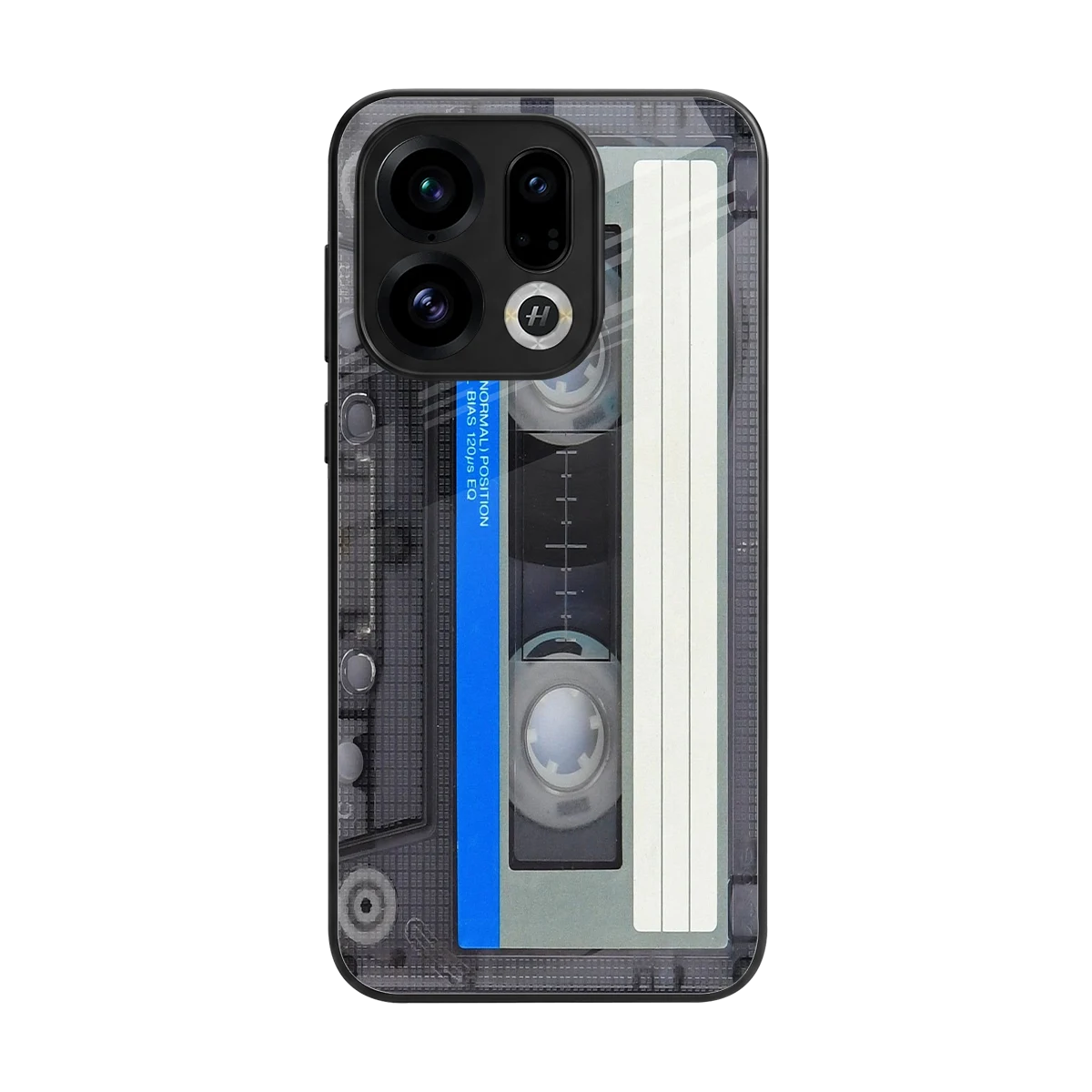 Cassette Retro back phone cover | glass case for oppo find x9