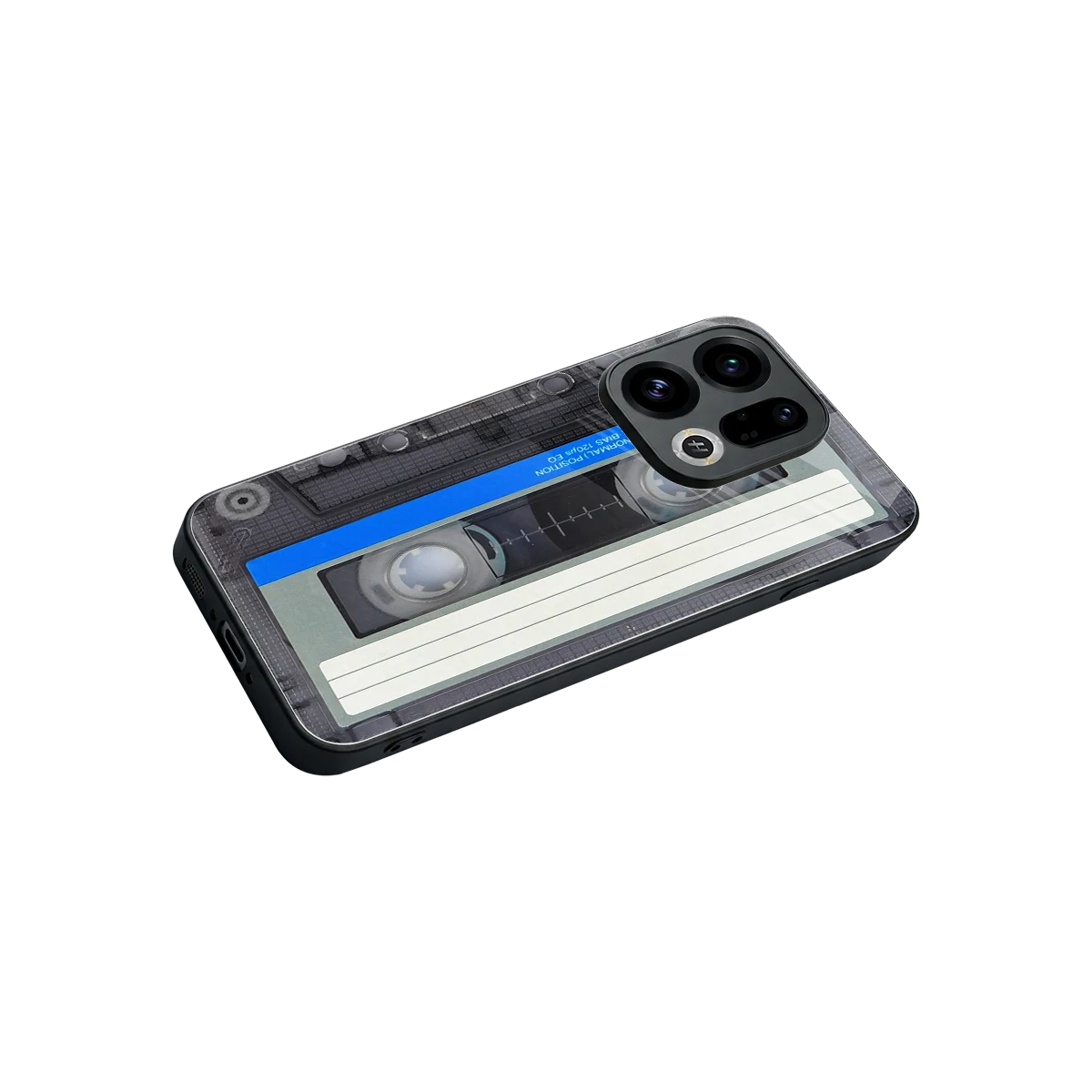 Cassette Retro stylish phone case for oppo find x9 | glossy glass and slim fit