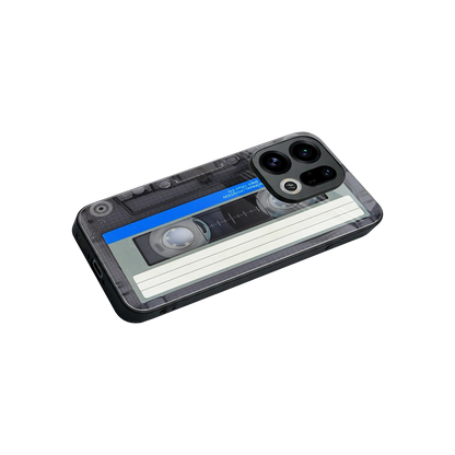 Cassette Retro stylish phone case for oppo find x9 | glossy glass and slim fit