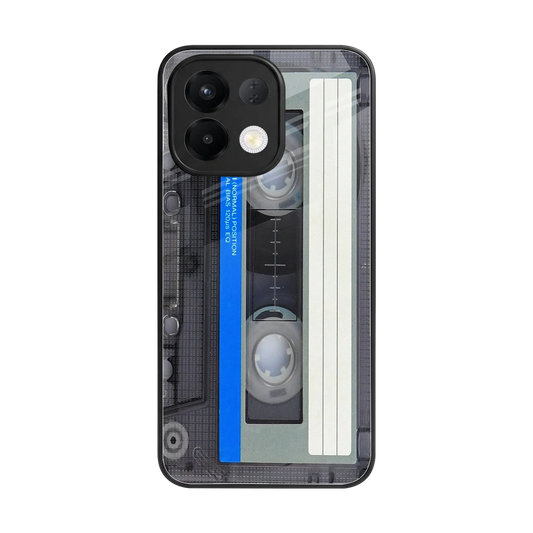 Cassette Retro back phone cover | glass case for oppo k13 5g