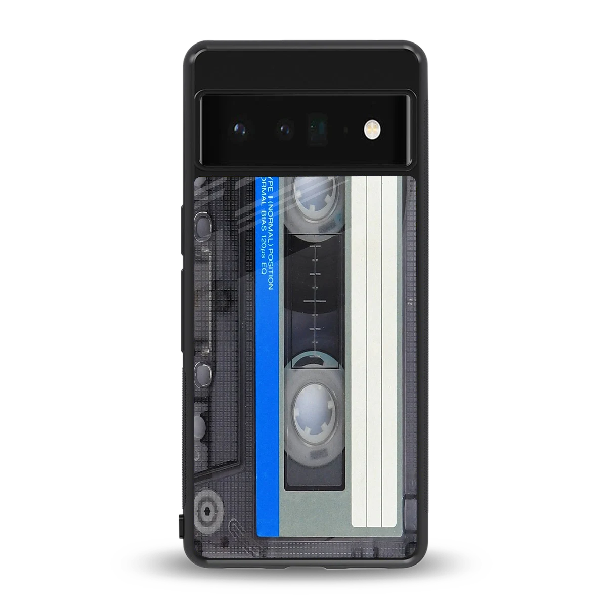 Cassette Retro back phone cover | glass case for google pixel 6 pro