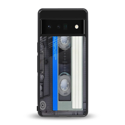 Cassette Retro back phone cover | glass case for google pixel 6 pro