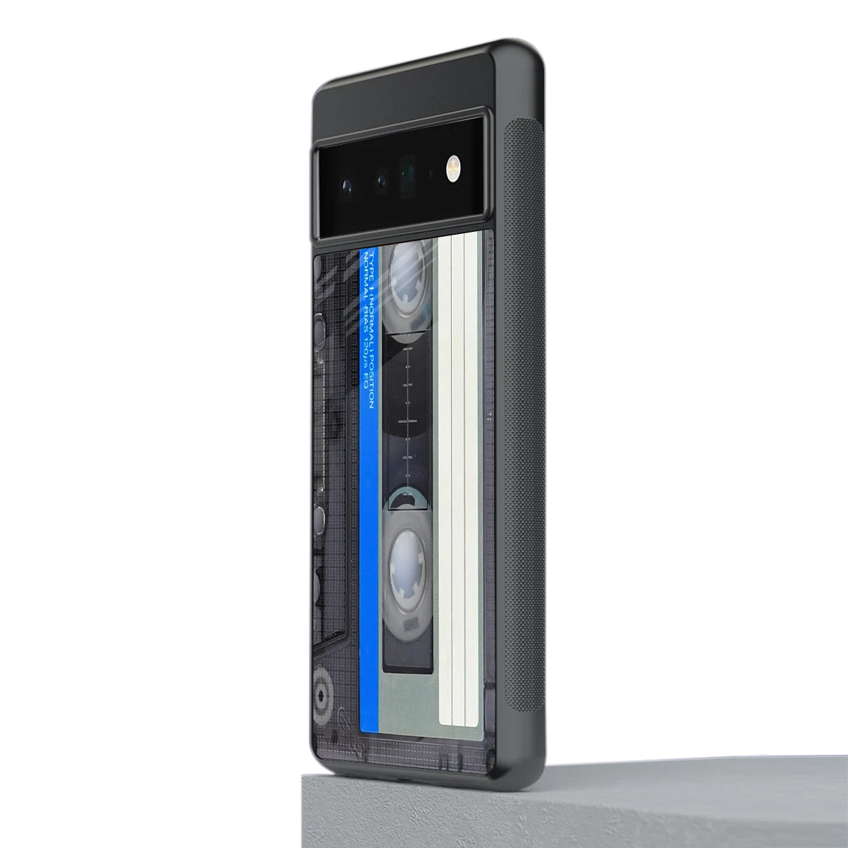 Cassette Retro stylish phone case for google pixel 6 pro | glossy glass and slim fit