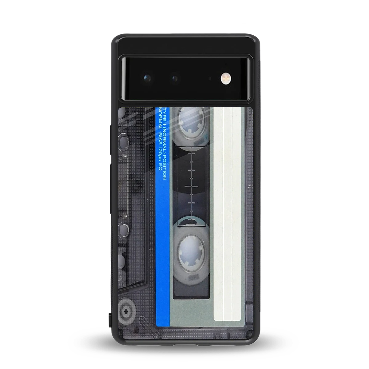 Cassette Retro back phone cover | glass case for google pixel 6a