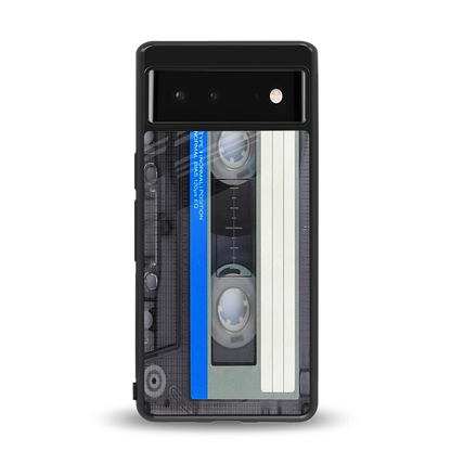 Cassette Retro back phone cover | glass case for google pixel 6a