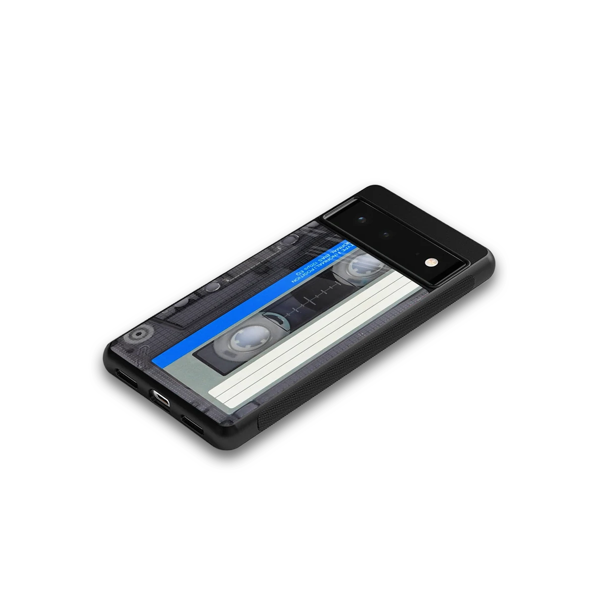 Cassette Retro google pixel 6a mobile cover | shockproof glass phone case