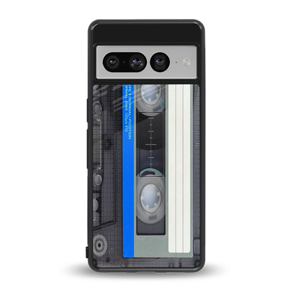 Cassette Retro back phone cover | glass case for google pixel 7 pro