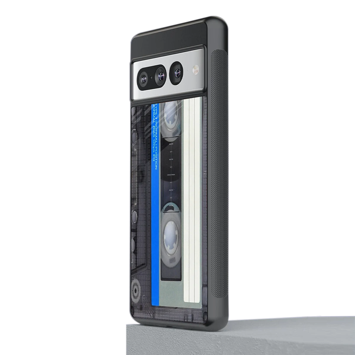 Cassette Retro stylish phone case for google pixel 7 pro | glossy glass and slim fit