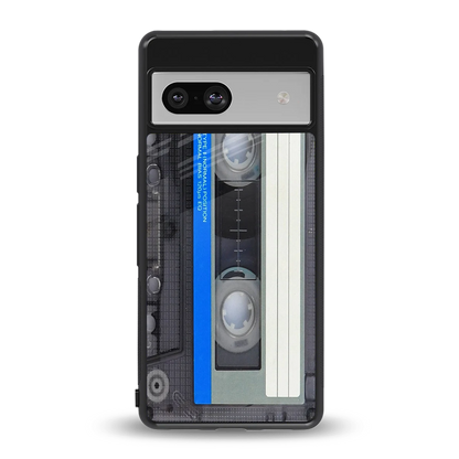 Cassette Retro back phone cover | glass case for google pixel 7a