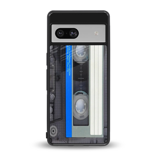 Cassette Retro back phone cover | glass case for google pixel 7a