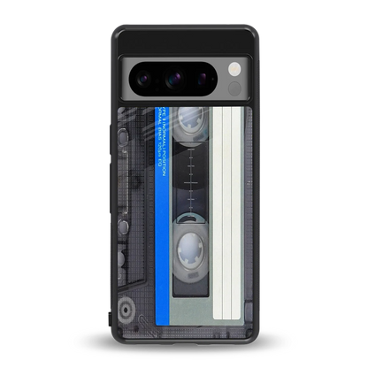 Cassette Retro back phone cover | glass case for google pixel 8 pro