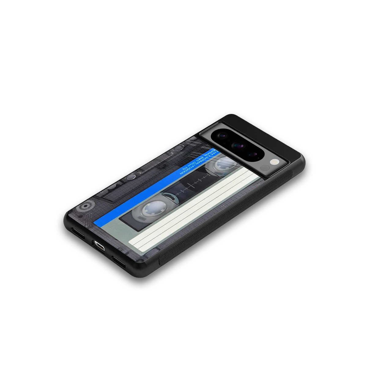 Cassette Retro google pixel 8 pro mobile cover | shockproof glass phone case