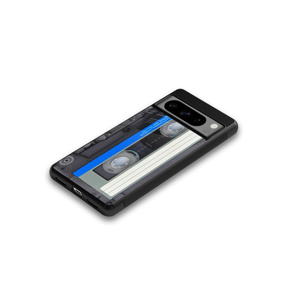 Cassette Retro google pixel 8 pro mobile cover | shockproof glass phone case