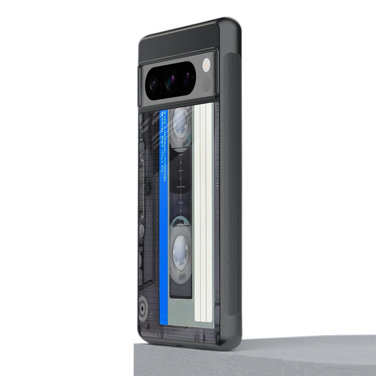 Cassette Retro stylish phone case for google pixel 8 pro | glossy glass and slim fit