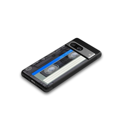 Cassette Retro google pixel 8 mobile cover | shockproof glass phone case