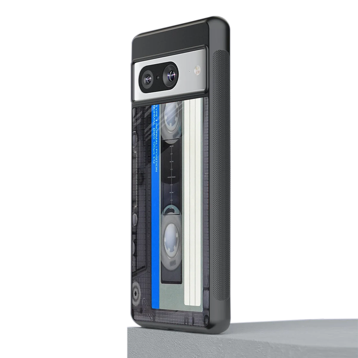 Cassette Retro stylish phone case for google pixel 8 | glossy glass and slim fit
