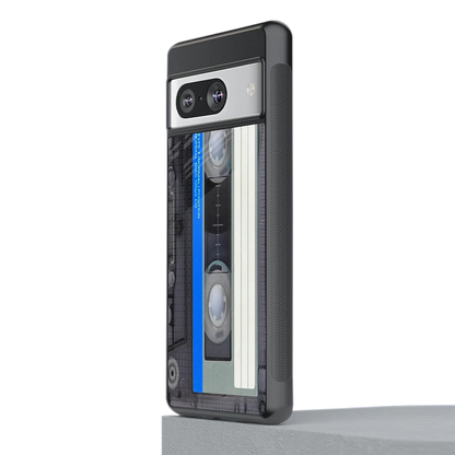 Cassette Retro stylish phone case for google pixel 8 | glossy glass and slim fit